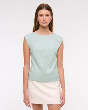 Linen Shell Top