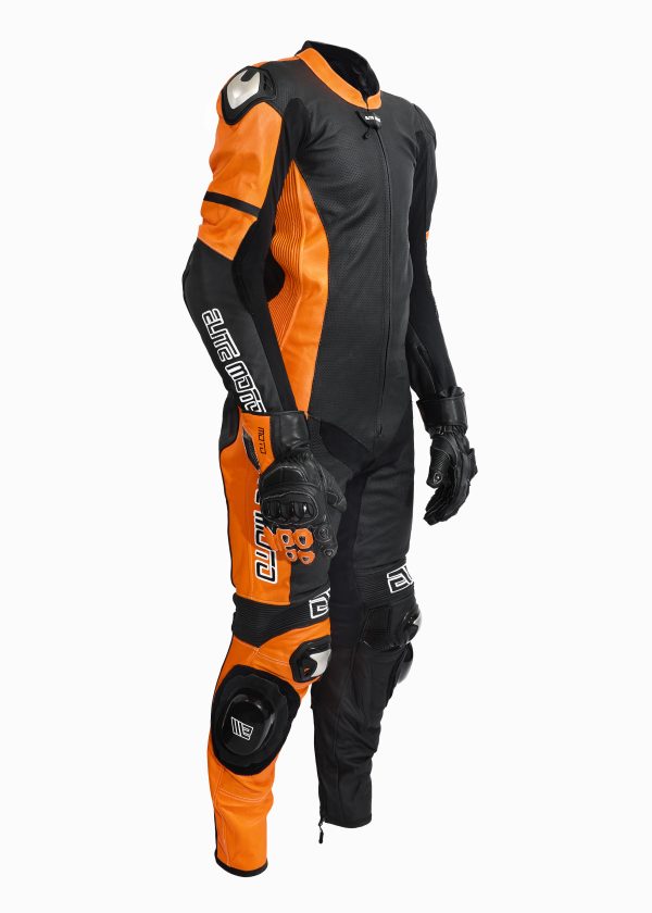Combinaison Elite Moto Racing MS-1 Orange