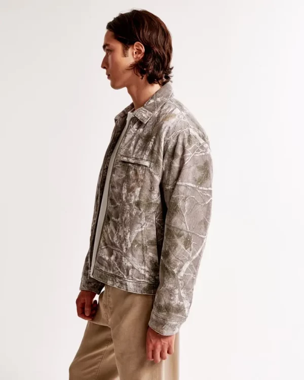 Cropped Zip Workwear Jacket
