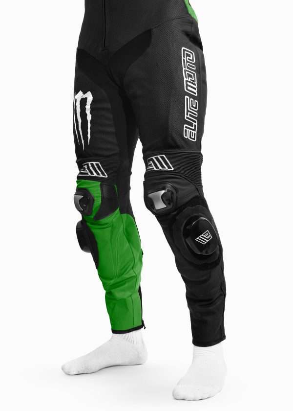 Combinaison Elite Moto Racing Monster MS-1 Vert