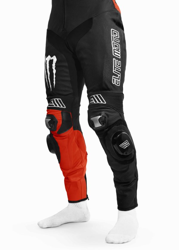 Combinaison Elite Moto Racing Monster MS-1 Rouge