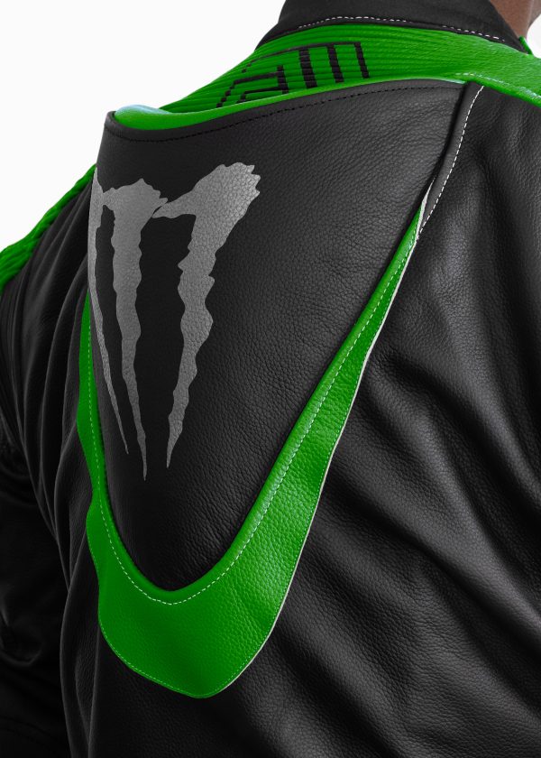 Combinaison Elite Moto Racing Monster MS-1 Vert