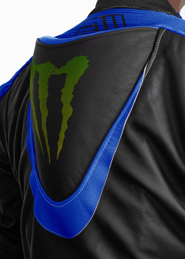 Combinaison Elite Moto Racing Monster MS-1 Bleu