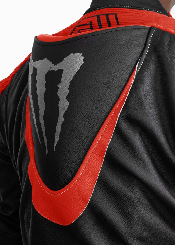 Combinaison Elite Moto Racing Monster MS-1 Rouge