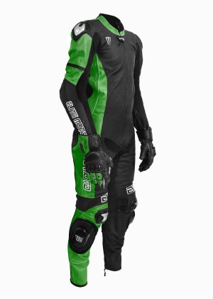 Combinaison Elite Moto Racing Monster MS-1 Vert